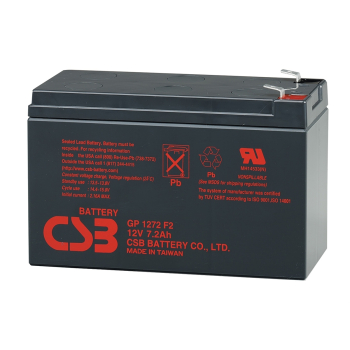 CSB rechargeable battery GP1272 F2 12V/7.2Ah