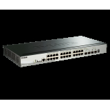 D-Link 28-PORT SMART POE SWITCH/GIGABIT STACKABLE 2X SFP+ DGS-1510-28P/E