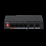 SWITCH 4PoE +2 Gigabit uplink Dahua PFS3006-4ET-60-V2   