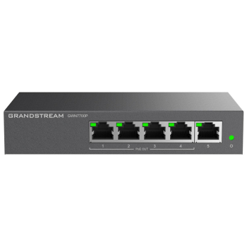 Switch Grandstream GRS SWT 5xGbE RJ45 PSU GWN7700 