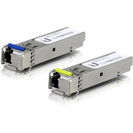 Modul SFP Mini-GBIC Ubiquiti UACC-OM-SM-1G-S,1 Gbps Single-mode, WDM Bidirectional LC simplex TX 1310 nm / RX 1550 nm 3km
