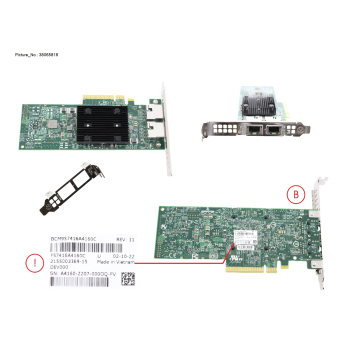 Placa retea Fujitsu PLAN EP P210TP 2X 10GBASE-T PCIe FH/LP PY-LA3K2