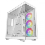 CARCASA DeepCool CH780 WH, Tower, ATX, fara sursa, 1xfan, USB 3.2 gen 1 x 4, USB Type-C x 1, audio, PSU shroud, 9 sloturi expansiune, iluminare ARGB, alb, R-CH780-WHADE41-G-1 (timbru verde 0.08lei 