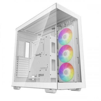 CARCASA DeepCool CH780 WH, Tower, ATX, fara sursa, 1xfan, USB 3.2 gen 1 x 4, USB Type-C x 1, audio, PSU shroud, 9 sloturi expansiune, iluminare ARGB, alb, R-CH780-WHADE41-G-1 (timbru verde 0.08lei 