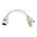 Mikrotik RBPOE FastEth PoE adapter with shielded connectors, supports 9-48V PoE