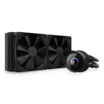 Cooler procesor Cooler NZXT Kraken 240, skt universal, racire cu lichid, ventilator 120 mm x 2, 1800 rpm, RL-KN240-B1 (timbru verde 2.00 lei) 