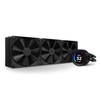 Cooler procesor Cooler NZXT Kraken Elite 360, skt universal, racire cu lichid, ventilator 120 mm x 3, 2800 rpm, RL-KN36E-B1 (timbru verde 2.00 lei) 