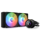 Cooler procesor Cooler NZXT Kraken 240 RGB, skt universal, racire cu lichid, ventilator 120 mm x 2, 1800 rpm, iluminat ARGB, RL-KR240-B1 (timbru verde 2.00 lei) 