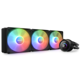 Cooler procesor Cooler NZXT Kraken 360 RGB, skt universal, racire cu lichid, ventilator 120 mm x 3, 1800 rpm, iluminat RGB, RL-KR360-B1 (timbru verde 2.00 lei) 