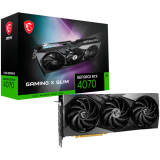 Placa video MSI Video Card Nvidia GeForce RTX 4070 GAMING X SLIM 12G, 12GB GDDR6X, 192bit, Boost: 2610 MHz, 5888 CUDA Cores, PCIe 4.0, 3x DP 1.4a, HDMI 2.1a, RAY TRACING, Triple Fan, 1x 16pin, 650W Recommended PS 