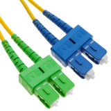 Cablu Emtex Patchcord FO SC/APC-SC/PC, SM OS2 9/125, manta LSZH 3.0mm, duplex 2m SC/APC-SC/PC-SM/DX-2 (timbru verde 0.08 lei) 