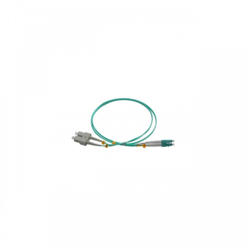 Cablu Emtex Patchcord FO SC/PC-LC/PC, MM OM3 50/125, manta LSZH 2.0mm, duplex 2m, SC-LC-MM3/DX-2 (timbru verde 0.08 lei) 