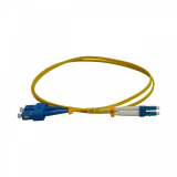 Cablu Emtex Patchcord FO SC/PC-LC/PC, SM OS2 9/125, manta LSZH 2.0mm, duplex 10m, SC-LC-SM/DX-10 (timbru verde 0.18 lei) 