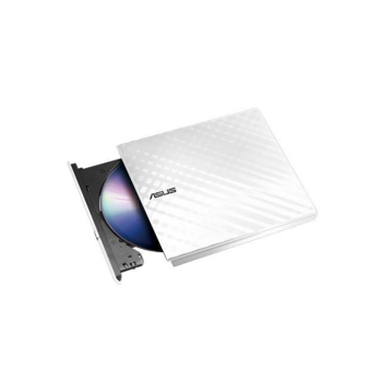 Unitate optica OPTICE Asus externa SDRW-08D2S-U/LITE/WHITUSB 2.0 (Type-A), compatibil cu Windows si Mac OS SDRW-08D2S-U/LITE/WH (timbru verde 0.8 lei) 