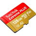 Card memorie SanDisk EXTREME PLUS MICROSDXC 128GB+SD/ADAPTER 200MB/S 90MB/S A2 C10 V3 SDSQXBD-128G-GN6MA Card memorie SanDisk EXTREME PLUS MICROSDXC 128GB+SD/ADAPTER 200MB/S 90MB/S A2 C10 V3 SDSQXBD-128G-GN6MA