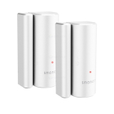 DETECTOR de usa/fereastra wireless SMANOS, 2 bucati, lucreaza impreuna cu unitatea centrala K1 sau K2, DS-20*2 (timbru verde 0.8 lei) 