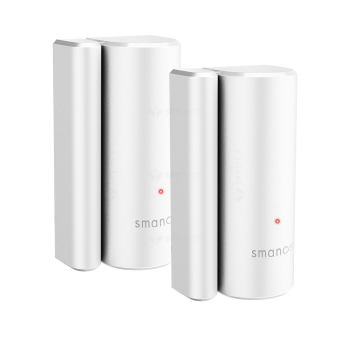 DETECTOR de usa/fereastra wireless SMANOS, 2 bucati, lucreaza impreuna cu unitatea centrala K1 sau K2, DS-20*2 (timbru verde 0.8 lei) 