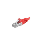 Cablu PremiumCord Patchcord SFTP RJ45-RJ45 Cat.6A, 1m, rosu, SFTP-6A-1-R (timbru verde 0.08 lei) 