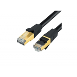 Patchcord SFTP RJ45-RJ45 Cat.7, LSZH, 5m, negru - EMTEX 