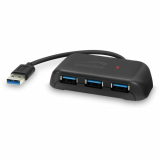 Speed Link HUB SPEEDLINK SNAPPY EVO 4 PORTS USB TO USB 3.0 BKUSB 3.0, USB 3.1 Gen 1, USB 3.2 Gen 1 (5 Gbit-s) SL-140109-BK (timbru verde 0.18 lei) 