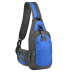 RUCSAC SPACER Sling, nylon,1 bretea, 2 compartimente principale,1 buzunar frontal,1 buzunar lateral, 35x18x7cm, water resistant, blue, SPB-SLING-BLUE