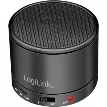 BOXA LOGILINK portabila bluetooth, control volum, acumulator 400mAh, FM radio, hands-free, timp de functionare pana la 4 ore, distanta de functionare pana la 10m, incarcare USB, black, SP0062K (tim 