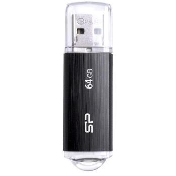 Stick USB Silicon Power USB Flash Drive SP, Ultima U02, 2.0, 64GB, Negru SP064GBUF2U02V1K (timbru verde 0.03 lei) 