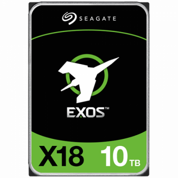 Seagate EXOS X18 10TB SATA/3.5IN 7200RPM HELIUM 512E/4KN ST10000NM018G