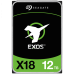 Seagate EXOS X18 12TB SATA/3.5IN 7200RPM HELIUM 512E/4KN ST12000NM000J