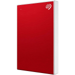 SEAGATE One Touch Potable 2TB USB 3.0 compatible with MAC and PC including data recovery service red, 
