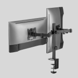 SUPORT de masa Superior, pt 2 monitoare plate, diagonala compatibila 17-32 inch, unghi reglabil sus-jos si stanga-dreapta, VESA compatibil max 100100, max 9 kg / brat SUPSPC002  
