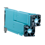 PC ventilation, format din doua tuburi cu cap orientabil si reglabil, continand 2 coolere de 4,5 cm, se monteaza pe slot