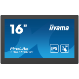 Monitor Iiyama T1624MSC-B1 15.6IN PCAP 10P/1920X1080 HDMI 385CD/QM 800:1   