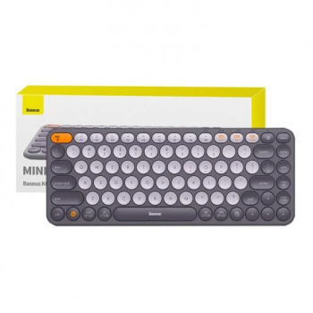 TASTATURA Baseus K01A wireless 2.4 G, Bluetooth 3.0/5.0 conectare 3 dispozitive simultan , necesita 2 baterii AAA, gri, B00955503833-00 (timbru verde 0.8 lei) - 6932172632960 