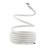 TNB USB-C/USB-C cable 1.5m magnetic sheath - White 