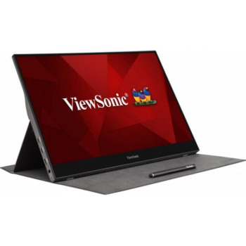 MONITOR ViewSonic 15.6 inch, home | office, IPS, Full HD (1920 x 1080), Wide, 250 cd/mp, 14 ms, mini HDMI, TD1655 (timbru verde 7 lei)  