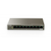 SWITCH PoE Tenda fara management 9-Porturi 10/100 Mbps cu 8-Porturi PoE, IEEE 802.3af, carcasa metalica, rackabil TEF1109P-8-102W (timbru verde 2 lei) 