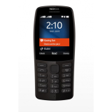 Telefon cu butoane, NOKIA, 210 ecran 2.4 inch, dual sim, rez. camera 0.3 Mpix, memorie interna 16 MB, 2G, OEM, acumulator 1020 mAh, negru, 16OTRB01A06 (timbru verde 0.55 lei)