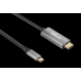 Cablu Trust Calyx USB-C - HDMI, negru TR-23332
