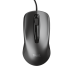 Mouse Trust cu fir optic, negru
