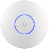 Router Ubiquiti Networks Ubiquiti U6+ access point. WiFi 6 model with throughput rate of 573.5 Mbps at 2.4 GHz and 2402 Mbps at 5 GHz. No POE injector included. UI recommends U-POE-AF or POE switch U6-PLUS (timbru verde 0.8 