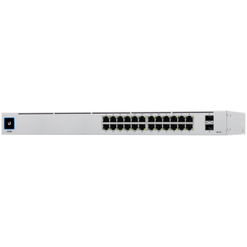 Ubiquiti Networks SWITCH Ubiquiti, Gigabit x 24, SFP+ x 2, managed rackabil, carcasa metalica, USW-PRO-24-EU (include TV 1.75 lei) 