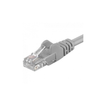 Cablu Patchcord UTP RJ45-RJ45 Cat.5e, LSZH, 0.5m, gri - EMTEX UTP-5E-0.5-G-LSZH-EMT (timbru verde 0.08 lei) 