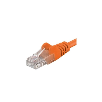 Cablu PremiumCord Patchcord UTP RJ45-RJ45 Cat.5e 1.5m, portocaliu, UTP-5E-1.5-O (timbru verde 0.08 lei) 