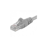 Cablu Patchcord UTP RJ45-RJ45 Cat.5e, LSZH, 1m, gri - EMTEX UTP-5E-1-G-LSZH-EMT (timbru verde 0.18 lei) 