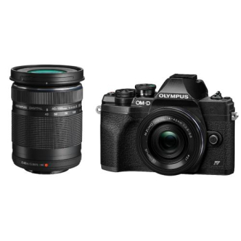 CAMERE foto Olympus E-M10 IV 1442 EZ Pancake Double Zoom Kit blk/blk V207132BE010 (timbru verde 1.2 lei) 