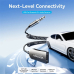 ADAPTOR Bluetooth audio Vention, conectare prin USB 2.0, Jack 3.5 mm, Bluetooth 5.4, cablu 1.5m, gri, 