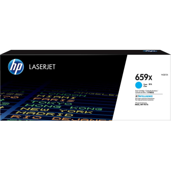 Toner Original HP Cyan, nr.659X, pentru Color LaserJet Enterprise M856|MFP M776 series, 29K, (timbru verde 1.2 lei) , W2011X 