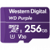 WD Purple 256GB Surveillance microSD XC Class - 10 UHS 1