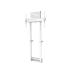 Neomounts Suport perete NM 55-100 110kg alb WL55-875WH1